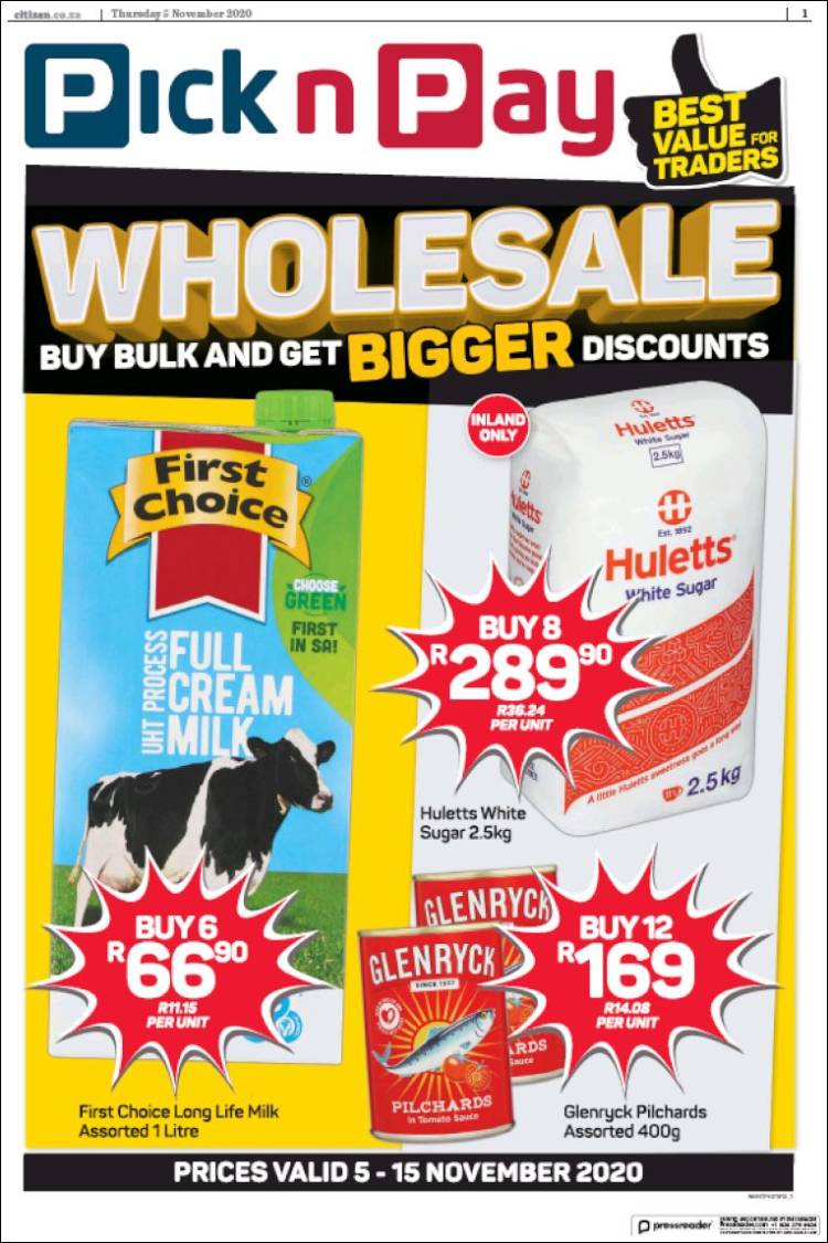 Portada de The Citizen (Sud&aacute;frica)