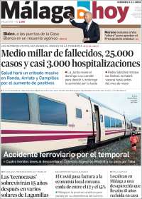 Portada de Málaga Hoy (España)