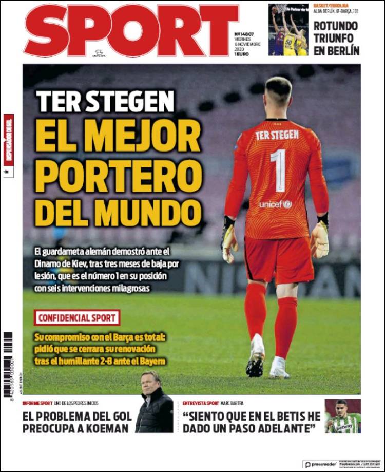 Portada de Sport (España)