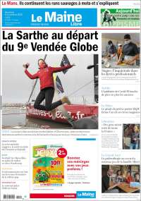 Portada de Le Maine Libre (Francia)