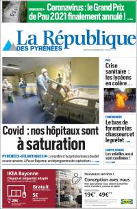 Portada de La République des Pyrénées (Francia)