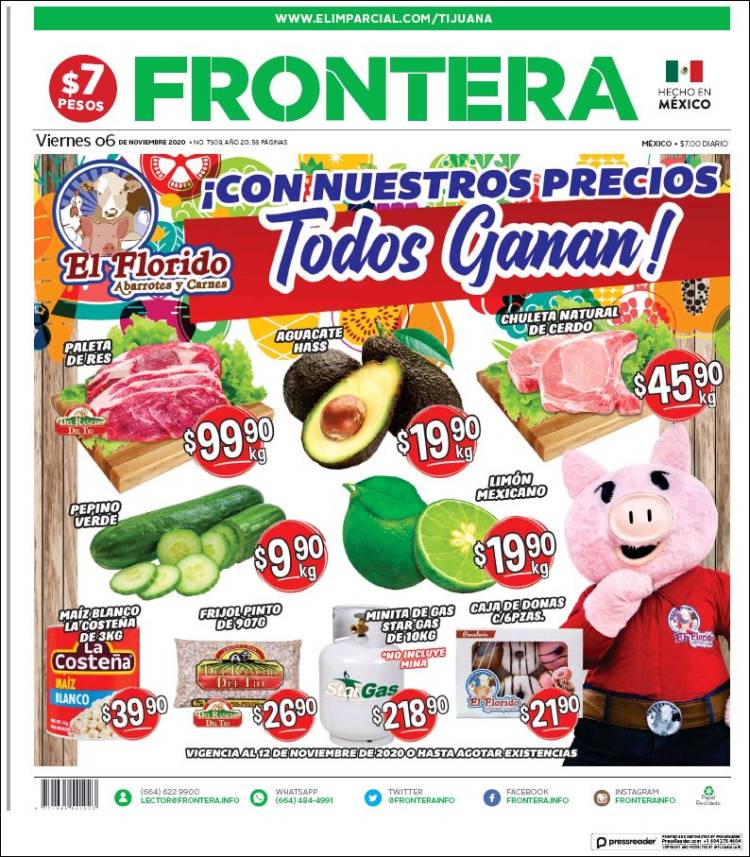 Portada de Frontera (México)