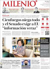 Portada de Milenio de Monterrey (México)