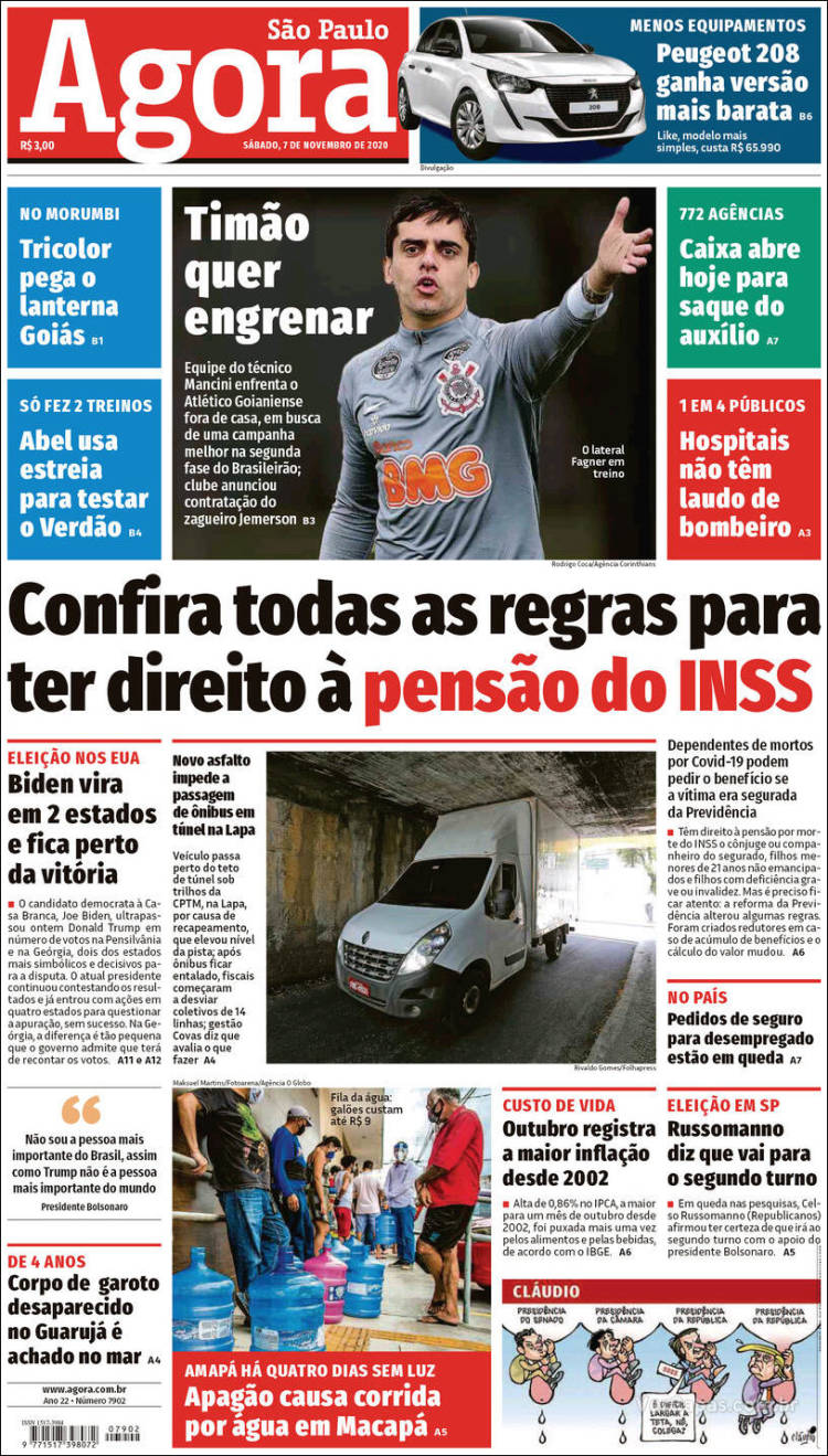 Portada de Agora São Paulo (Brasil)