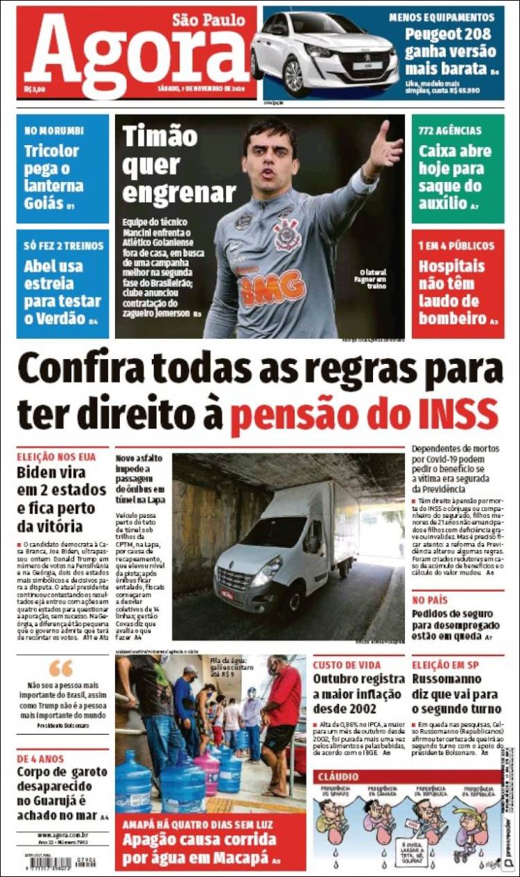 Portada de Jornal Agora (Brasil)
