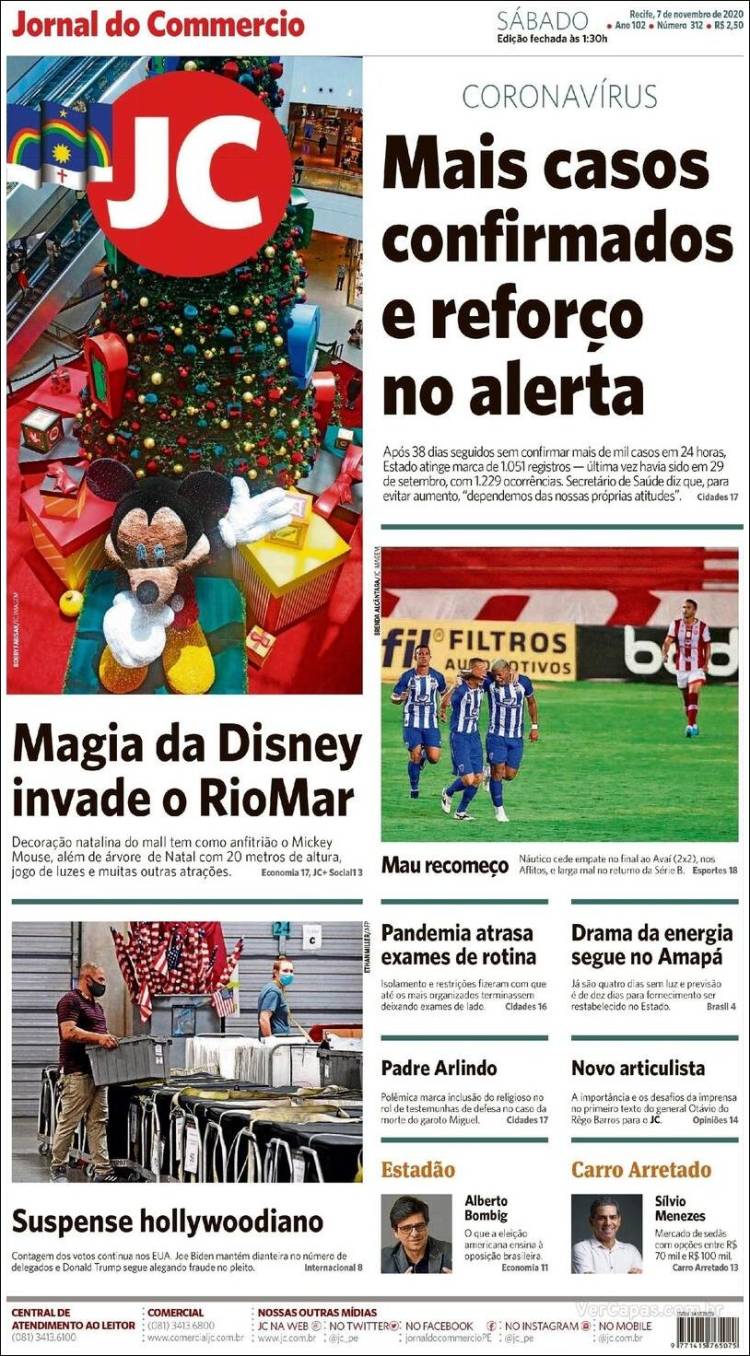 Portada de Jornal do Comércio (Brasil)