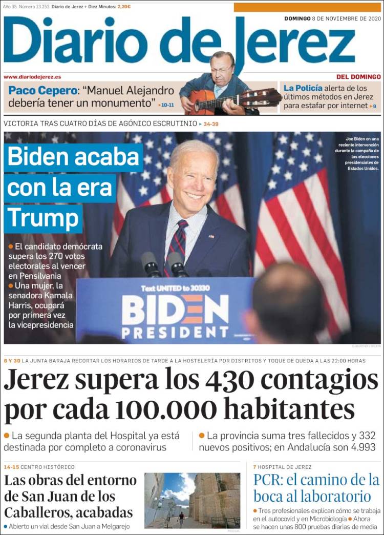 Portada de Diario de Jerez (España)