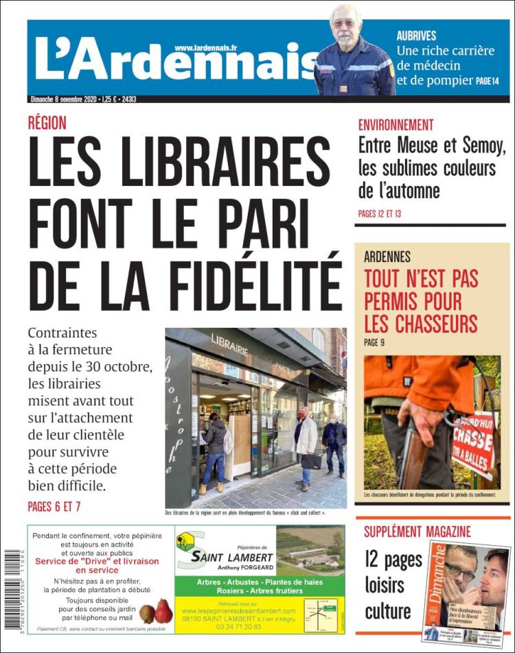 Portada de L'Ardenais (France)