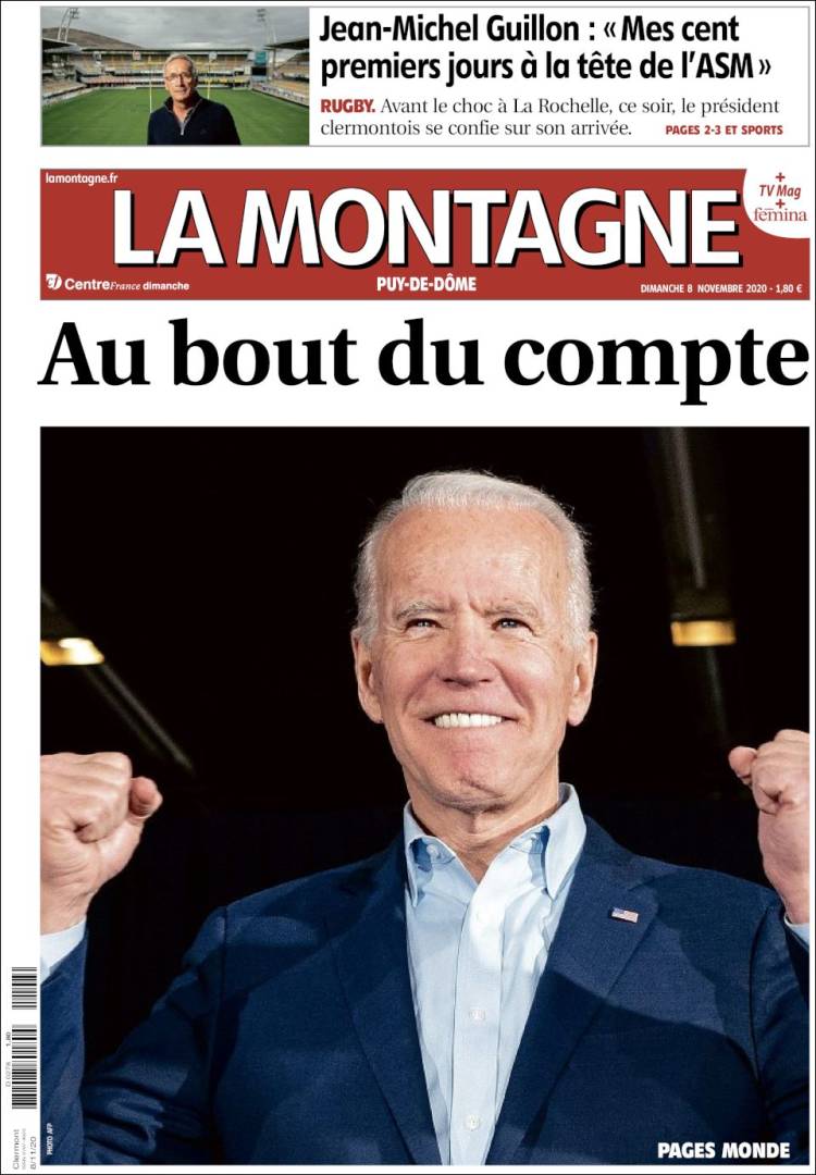 Portada de La Montagne (Francia)