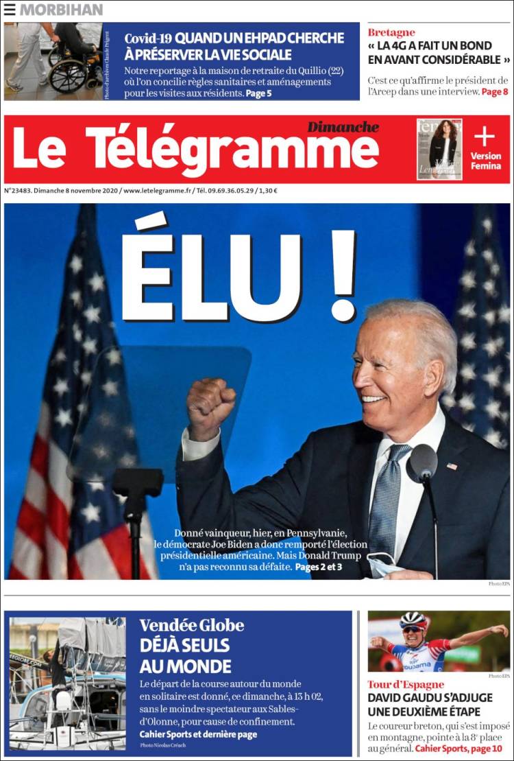 Portada de Télégramme (France)