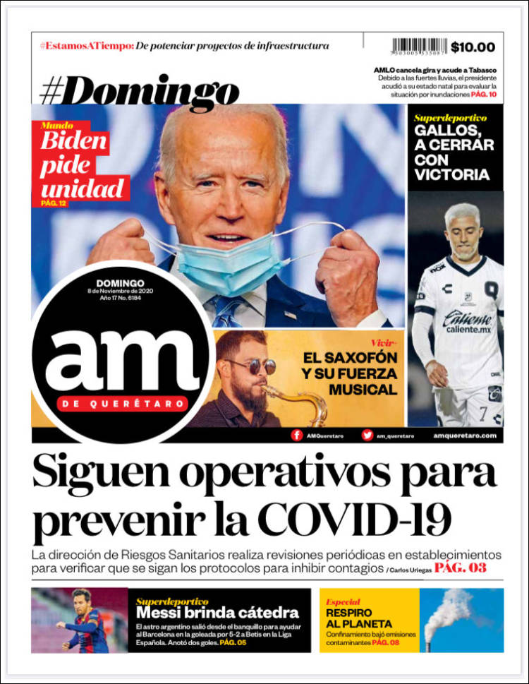 Portada de A.M. Querétaro (México)