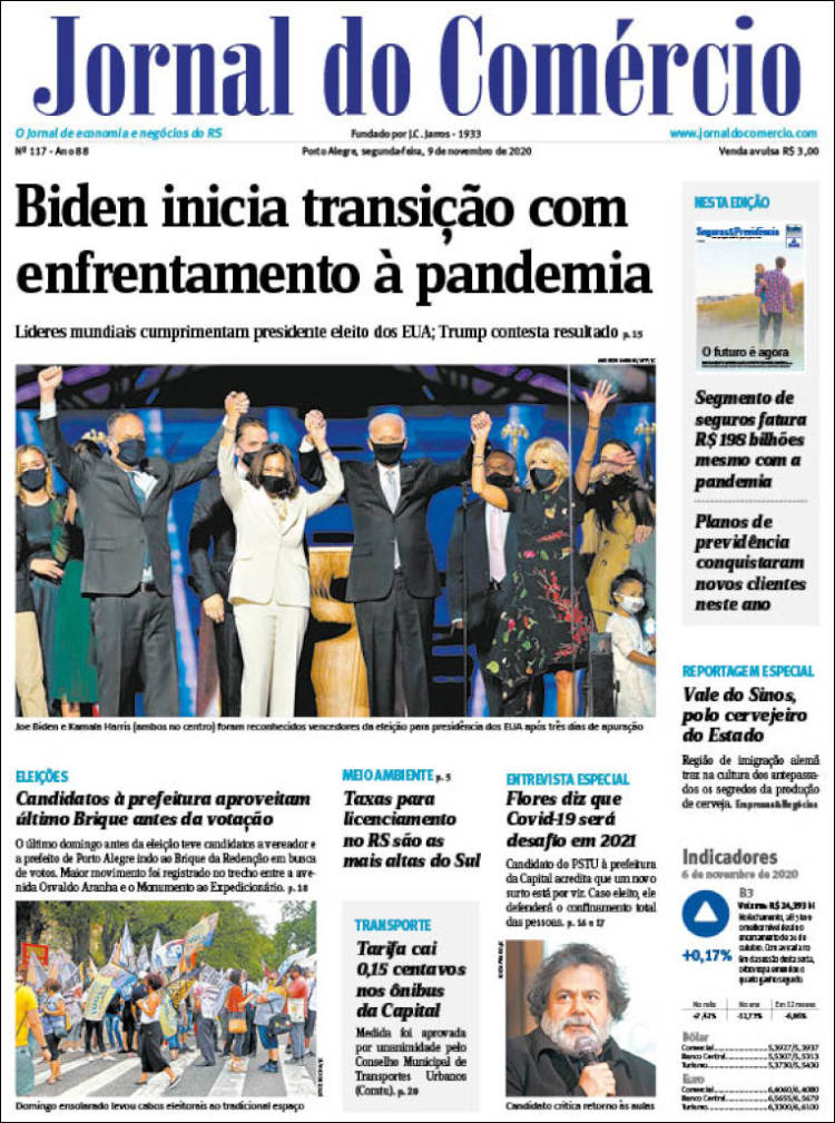 Portada de Jornal do Comércio (Brasil)