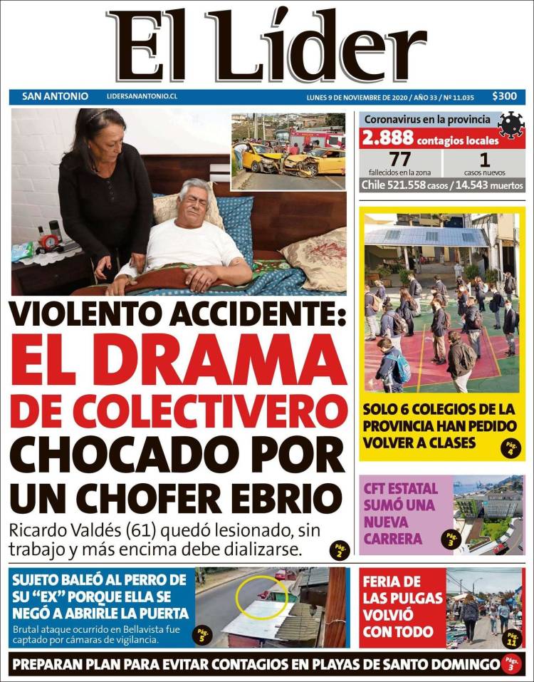 Portada de Lider de San Antonio (Chile)