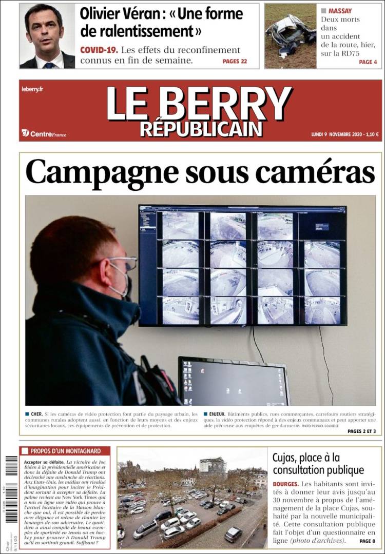 Portada de Berry Republicain (Francia)