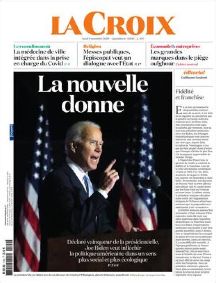 Portada de La Croix (Francia)