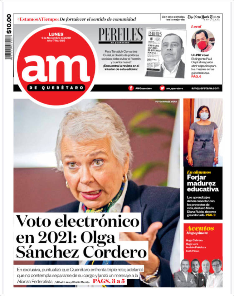 Portada de A.M. Querétaro (México)