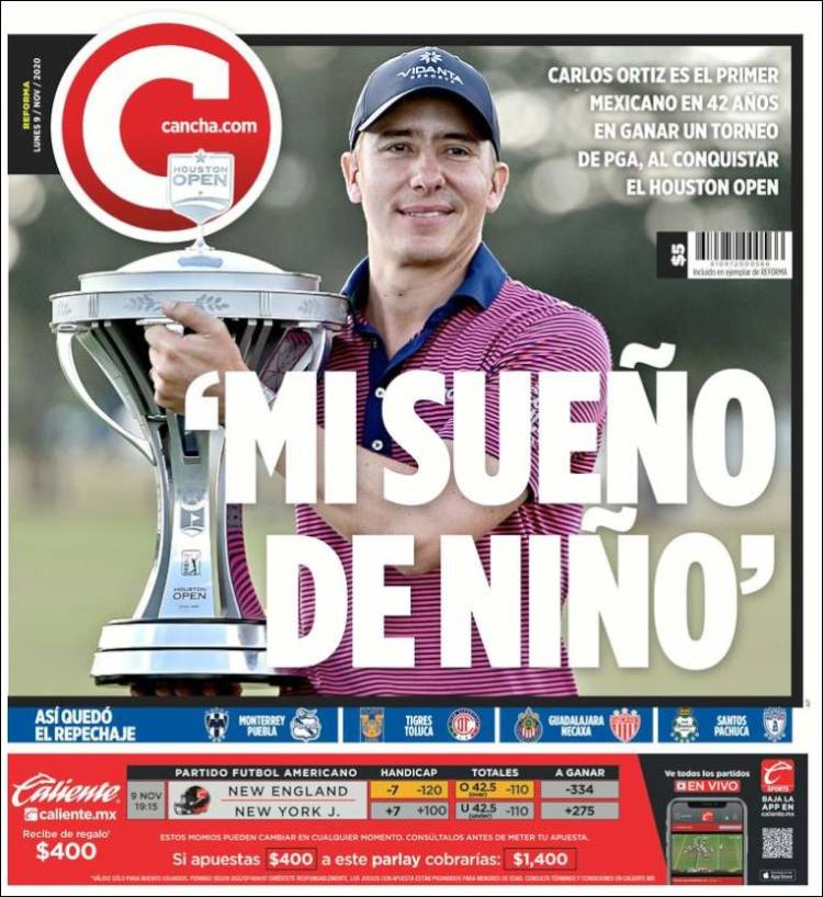 Portada de Cancha (México)