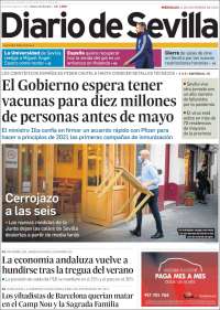 Portada de Diario de Sevilla (España)