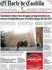 Portada de Norte de Castilla - Salamanca (España)