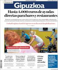 Portada de Noticias de Gipuzkoa (España)