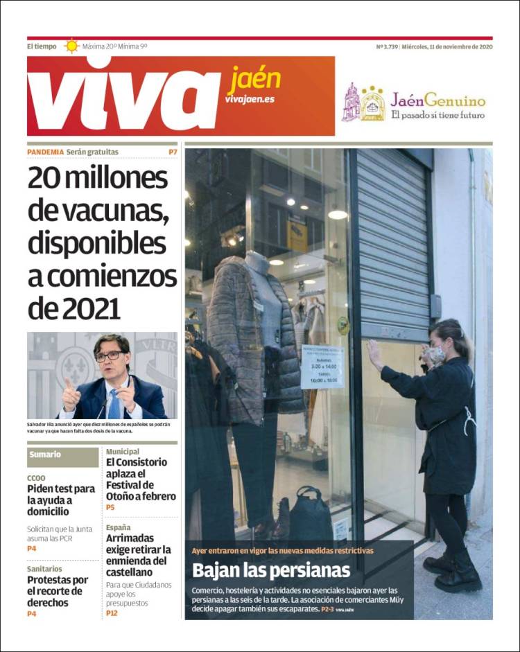 Portada de Viva Jaén (España)