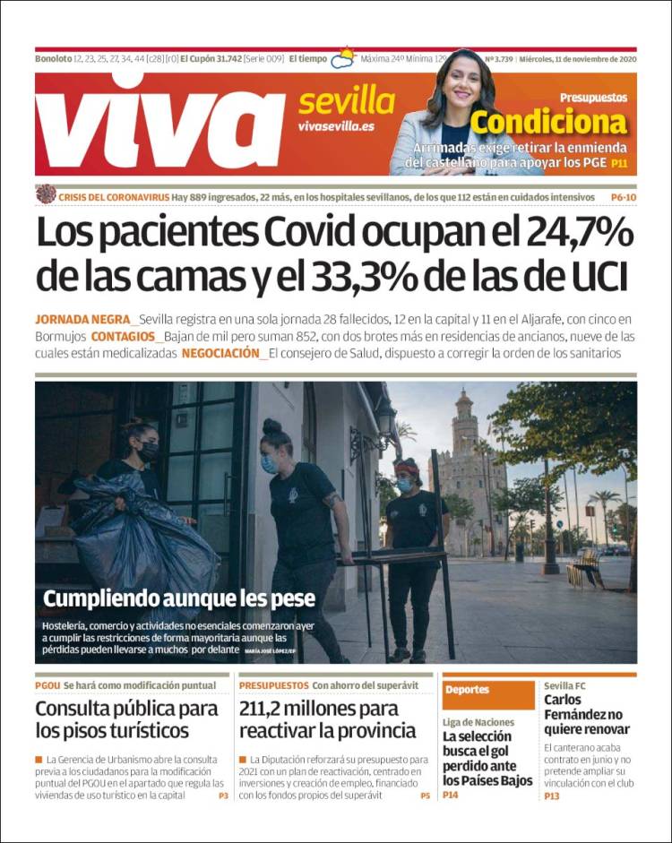 Portada de Viva Sevilla (España)