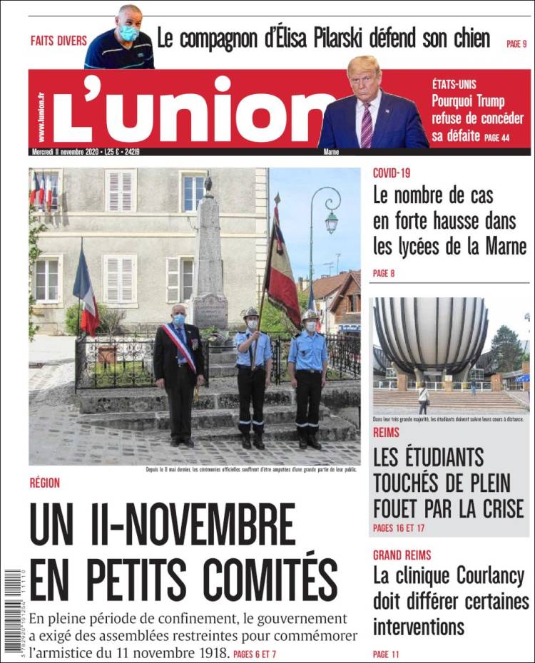 Portada de L'Union (Francia)