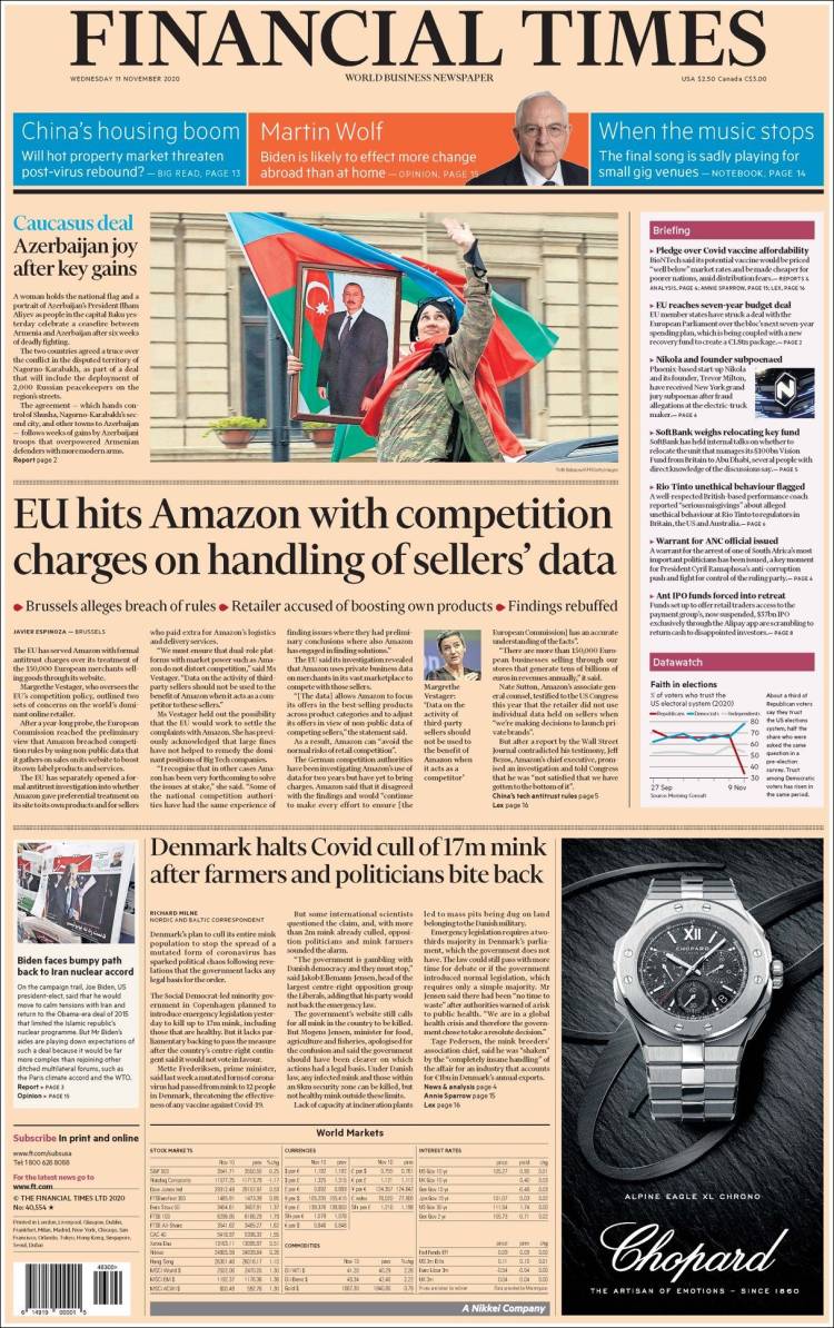 Portada de Financial Times - USA (USA)