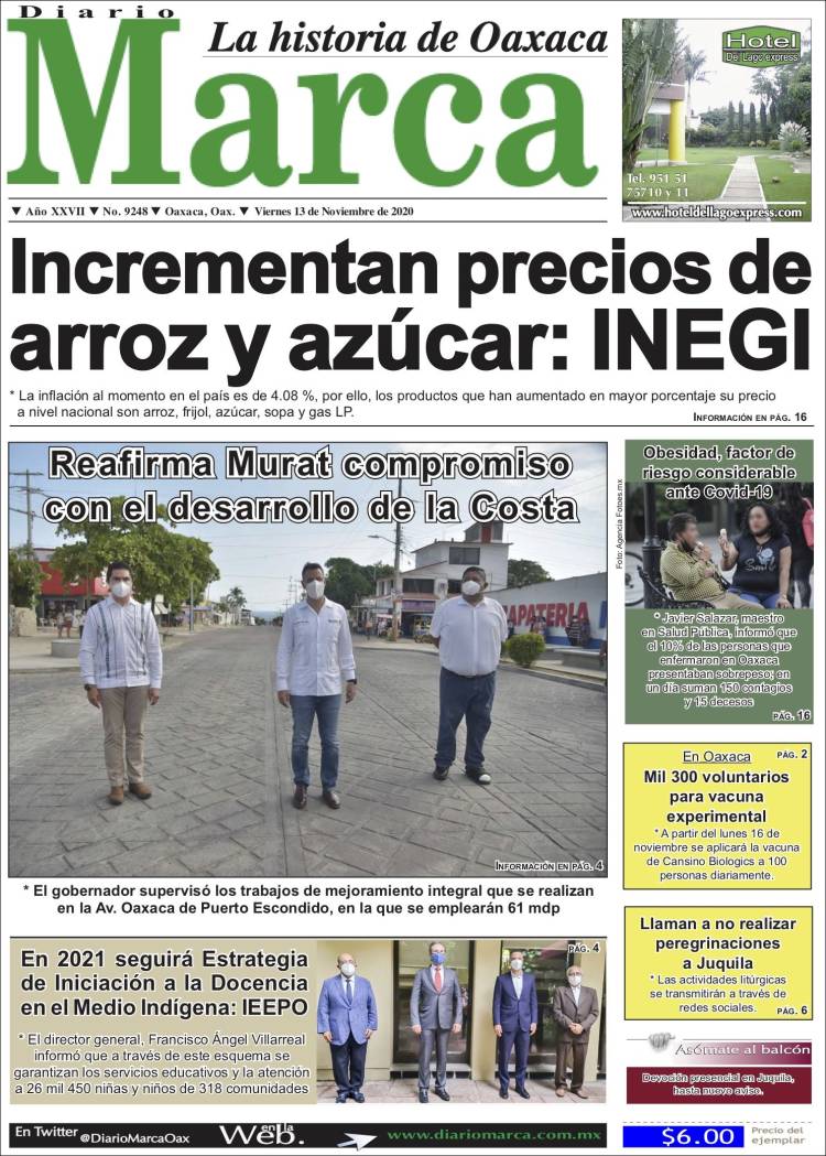 Portada de Diario Marca (México)