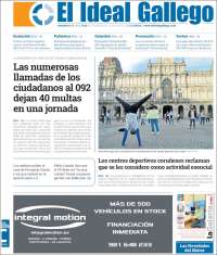 Portada de Diario de Ferrol (Spain)