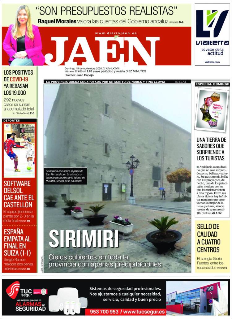 Portada de Diario Jaén (España)