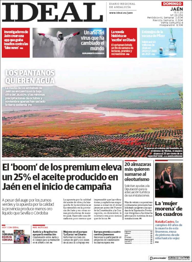 Portada de El Ideal de Jaén (España)