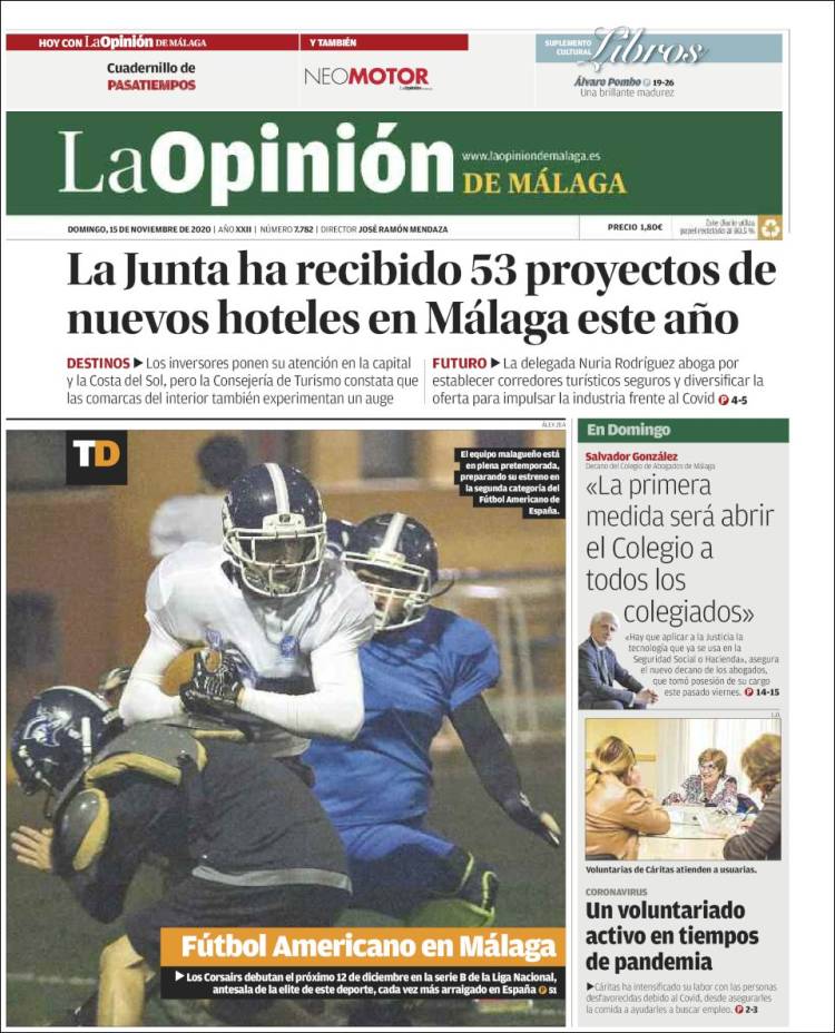 Portada de La Opinión de Málaga (Spain)