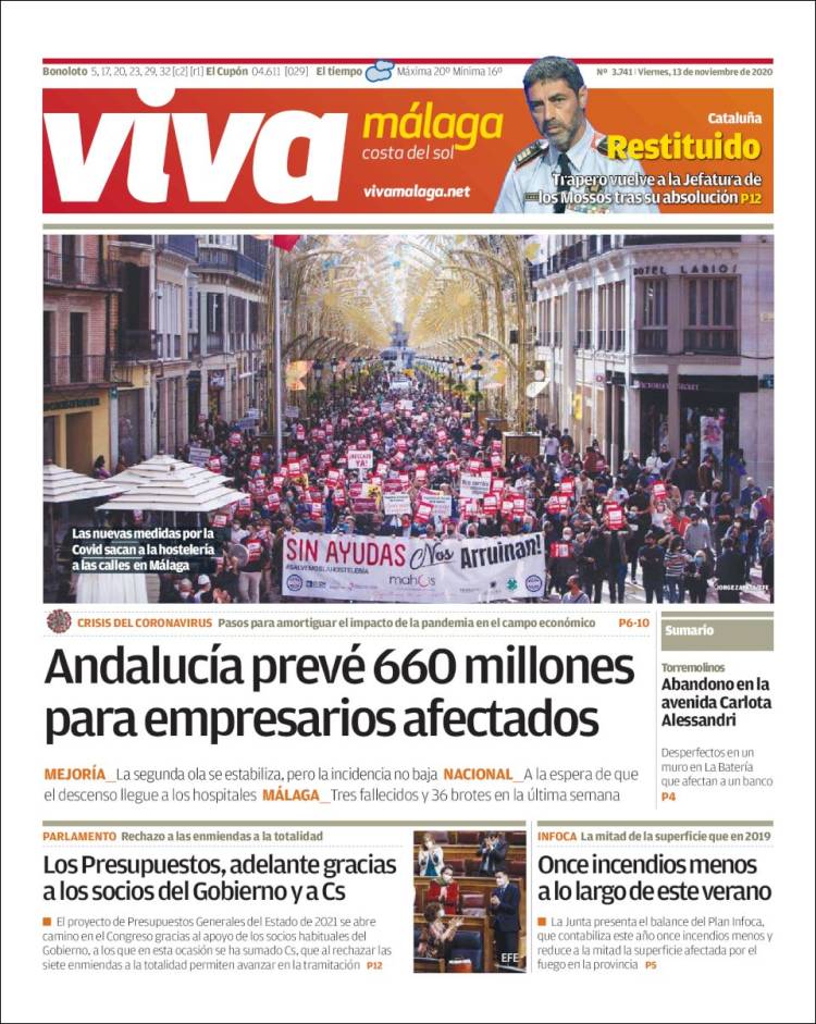 Portada de Viva Málaga (España)