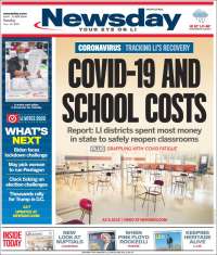 Portada de Newsday (USA)