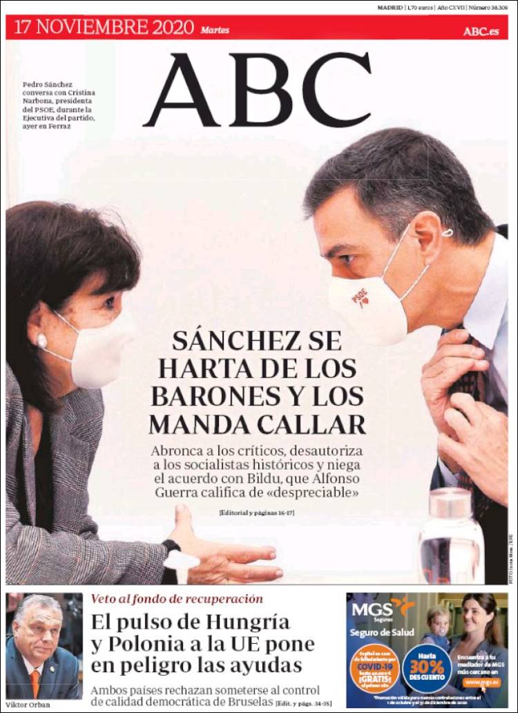 Portada de ABC (España)