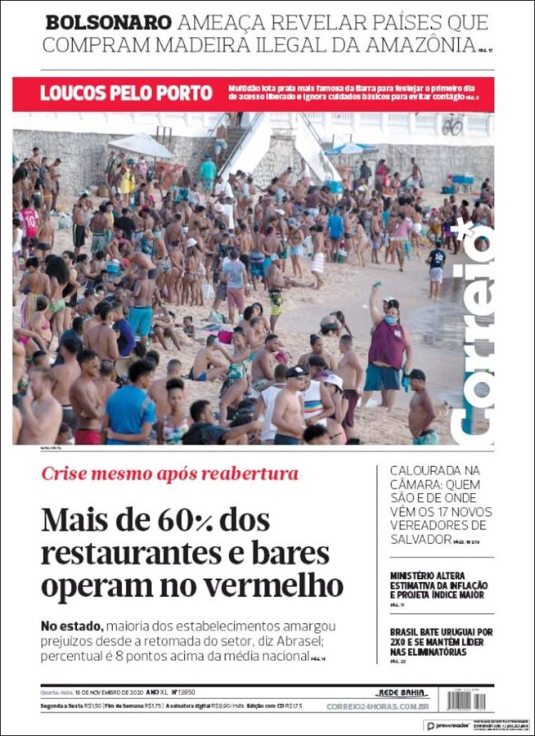 Portada de Correio* (Brasil)