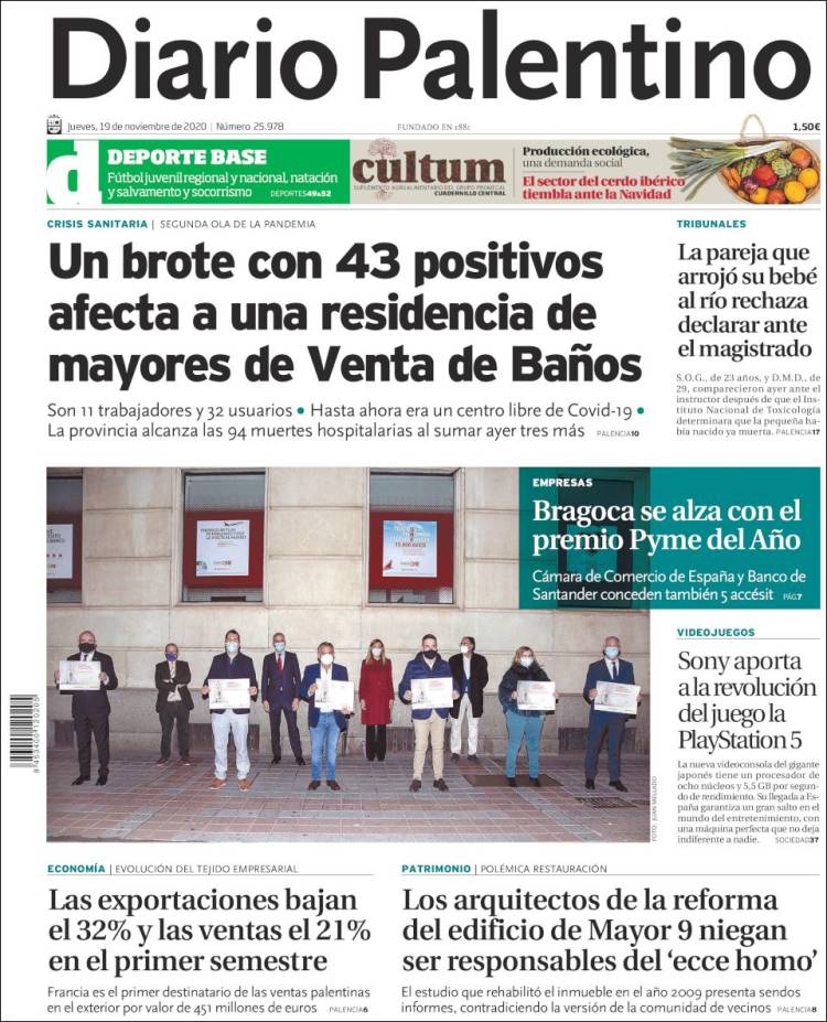 Portada de Diario Palentino (España)