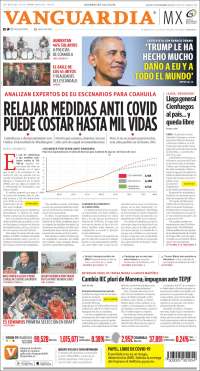 Portada de Vanguardia (México)