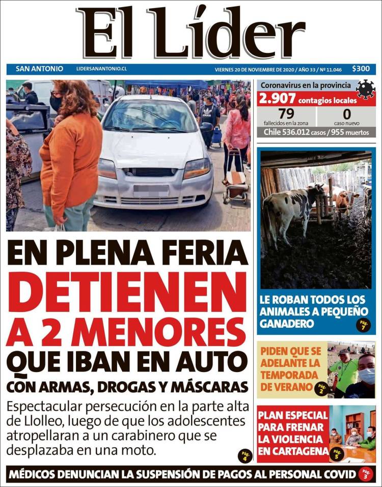 Portada de Lider de San Antonio (Chile)