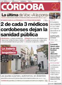 Portada de Diario de Córdoba (España)