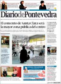 Portada de Diario de Pontevedra (España)