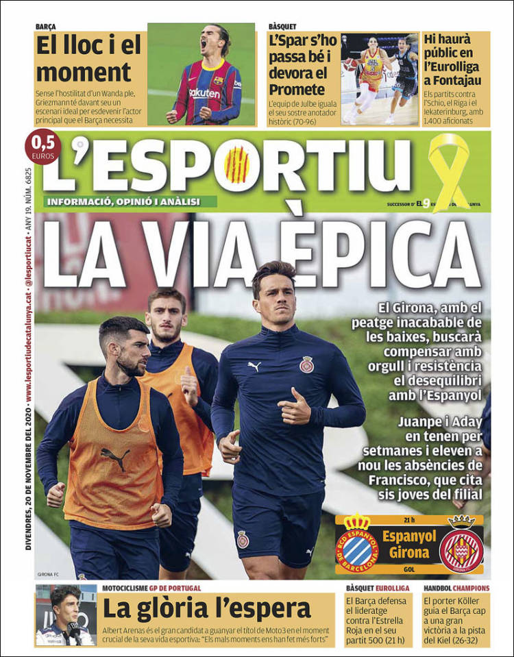 Portada de L'Esportiu : Girona (España)