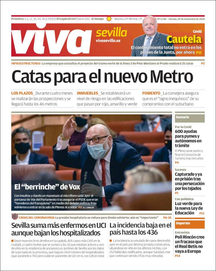 Portada de Viva Sevilla (España)