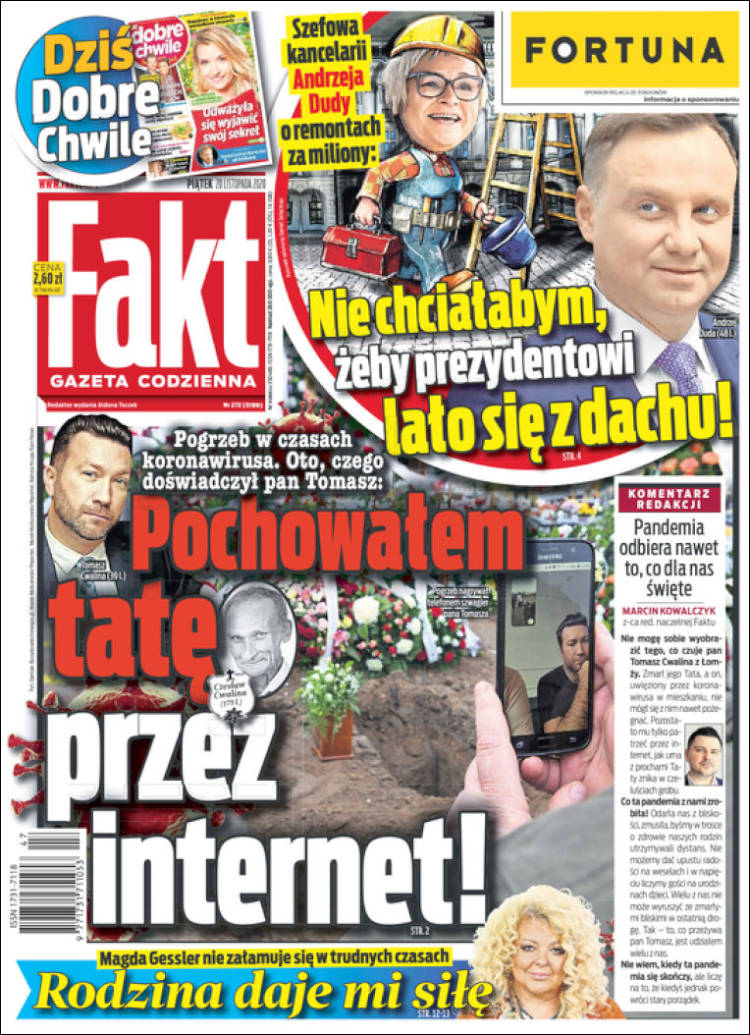 Portada de Fakt (Polonia)