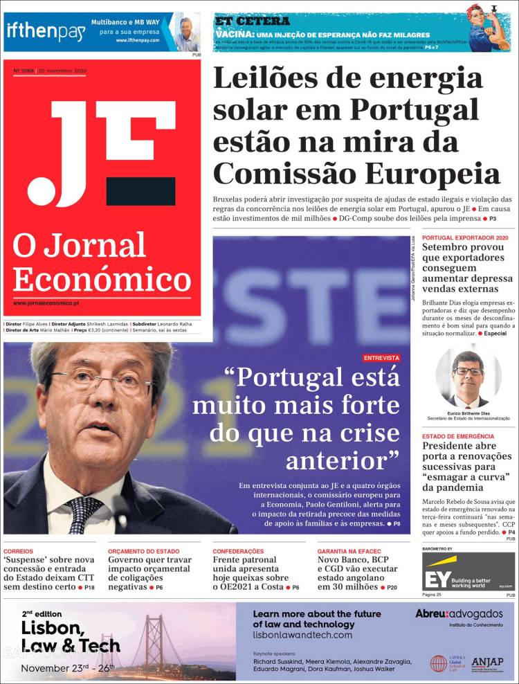 Portada de Oje (Portugal)
