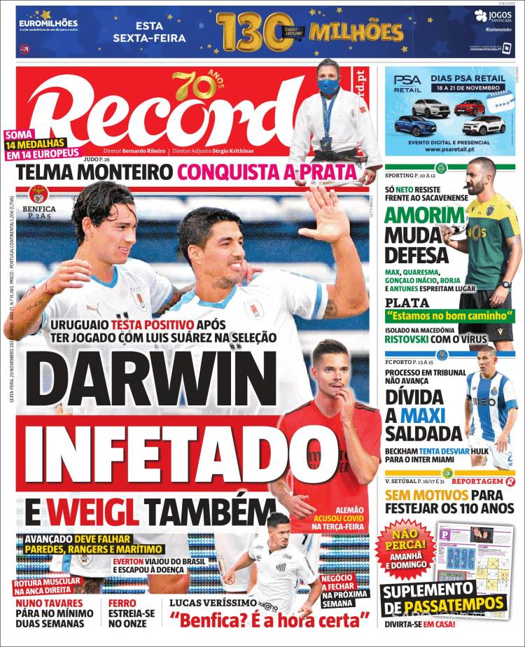 Portada de Record (Portugal)