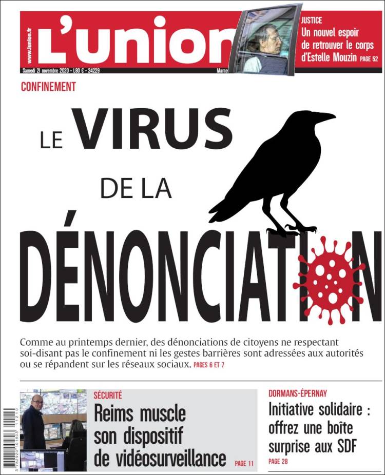 Portada de L'Union (Francia)