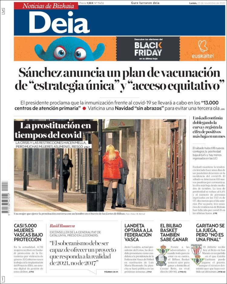 Portada de Deia (España)