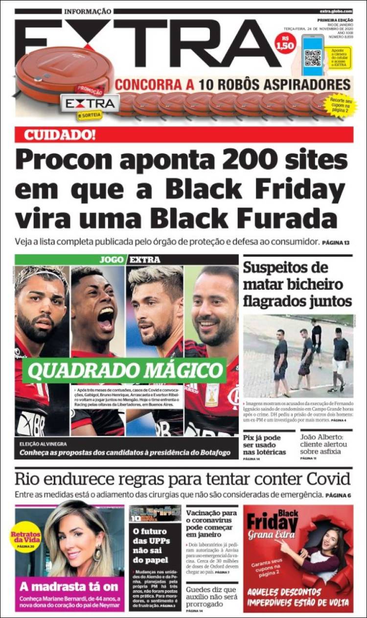 Portada de Extra (Brasil)